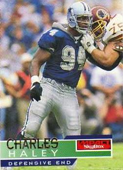 Charles Haley Dallas Cowboys 1995 SkyBox Impact NFL #35